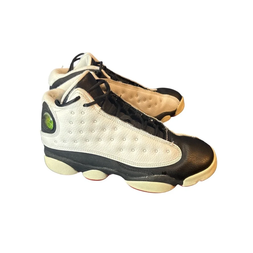 Nike Air Jordan 13 XIII Retro He Got Game White Black 884129-104 Youth Shoes 6.5